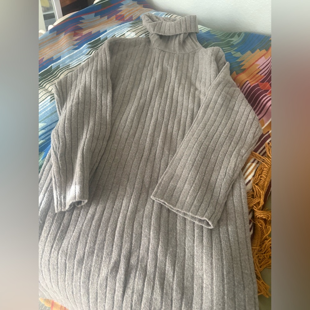 Abercrombie & Fitch Ribbed Knit Sweater Dress